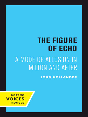 cover image of The Figure of Echo